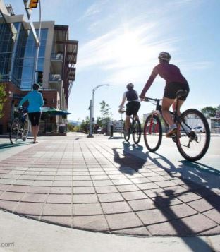 Photo of bike to work week for Green Tourism Canada Active Transportation Blog Sustainable Tourism