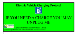 Salt Spring Etiquette Card - Unplug me