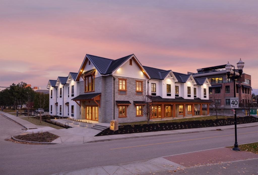 JoeAnna's House at the Kelowna General Hospital at sunset